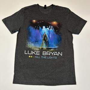 Luke Bryan Kill The Lights Tour T-Shirt Men’s Large Concert Tee Graphic Band